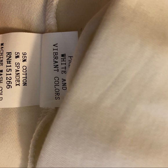 PC Teen White Rainbow Stripe Skirt SZ 16 - Picture 5 of 7